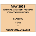 2021 ACARA NAPLAN Reading Answers Year 7